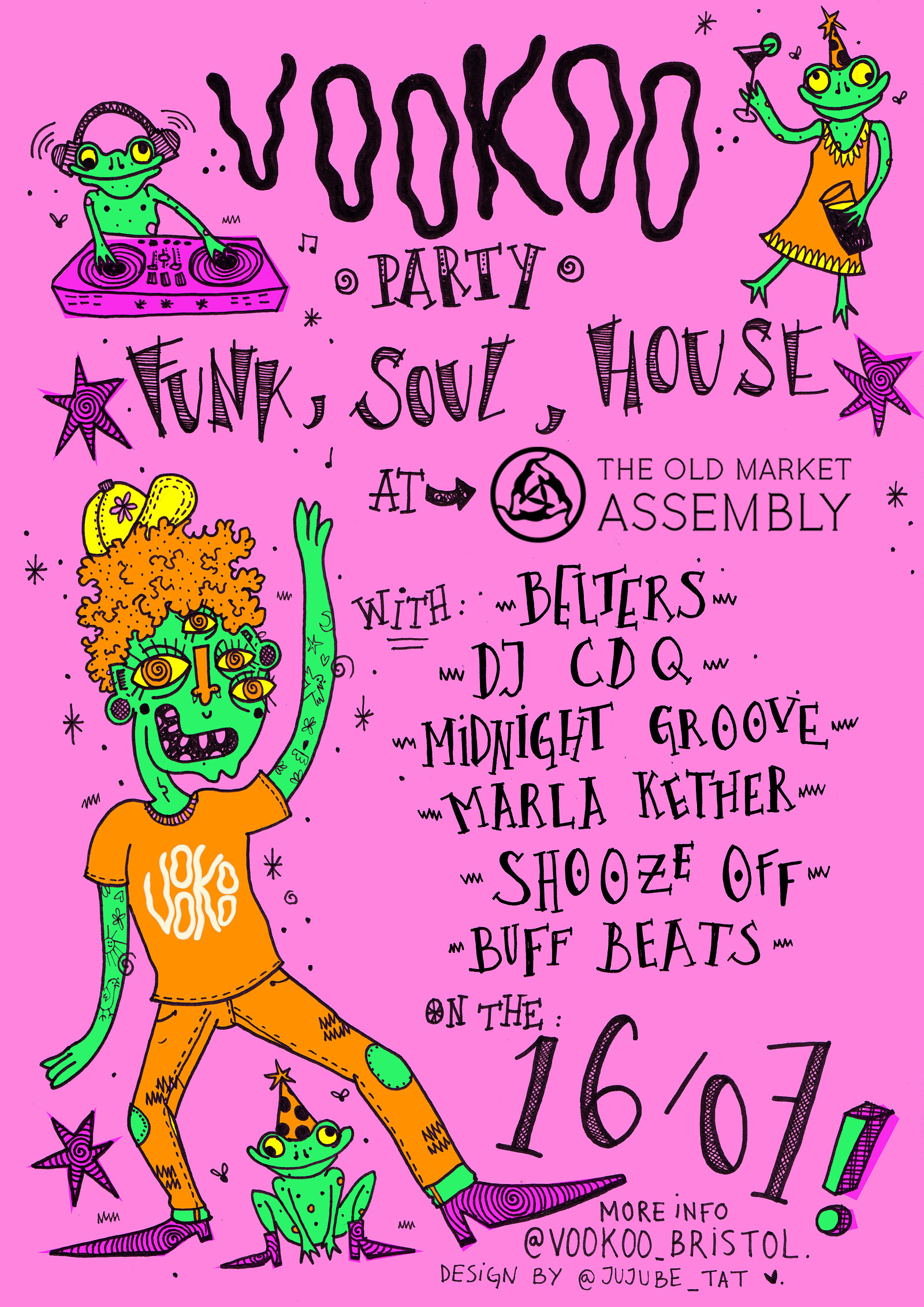 VOOKOO PARTY at The Old Market Assembly