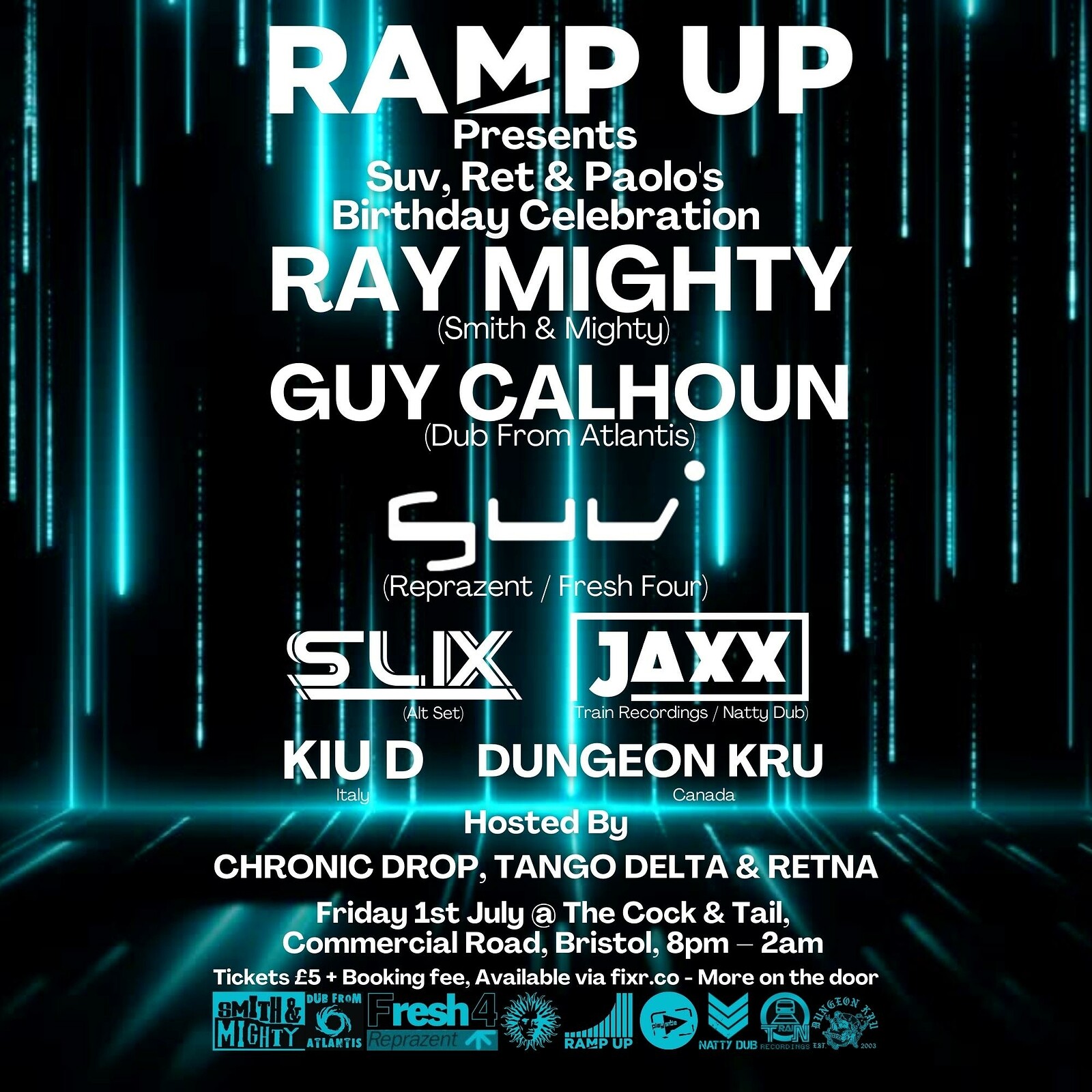 Ramp Up Presents The Triple Birthday Special at The Cock & Tail