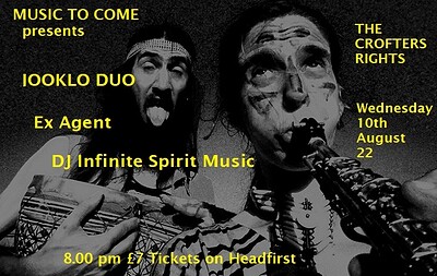 JOOKLO DUO, Ex Agent, Infinite Spirit Music at Crofters Rights