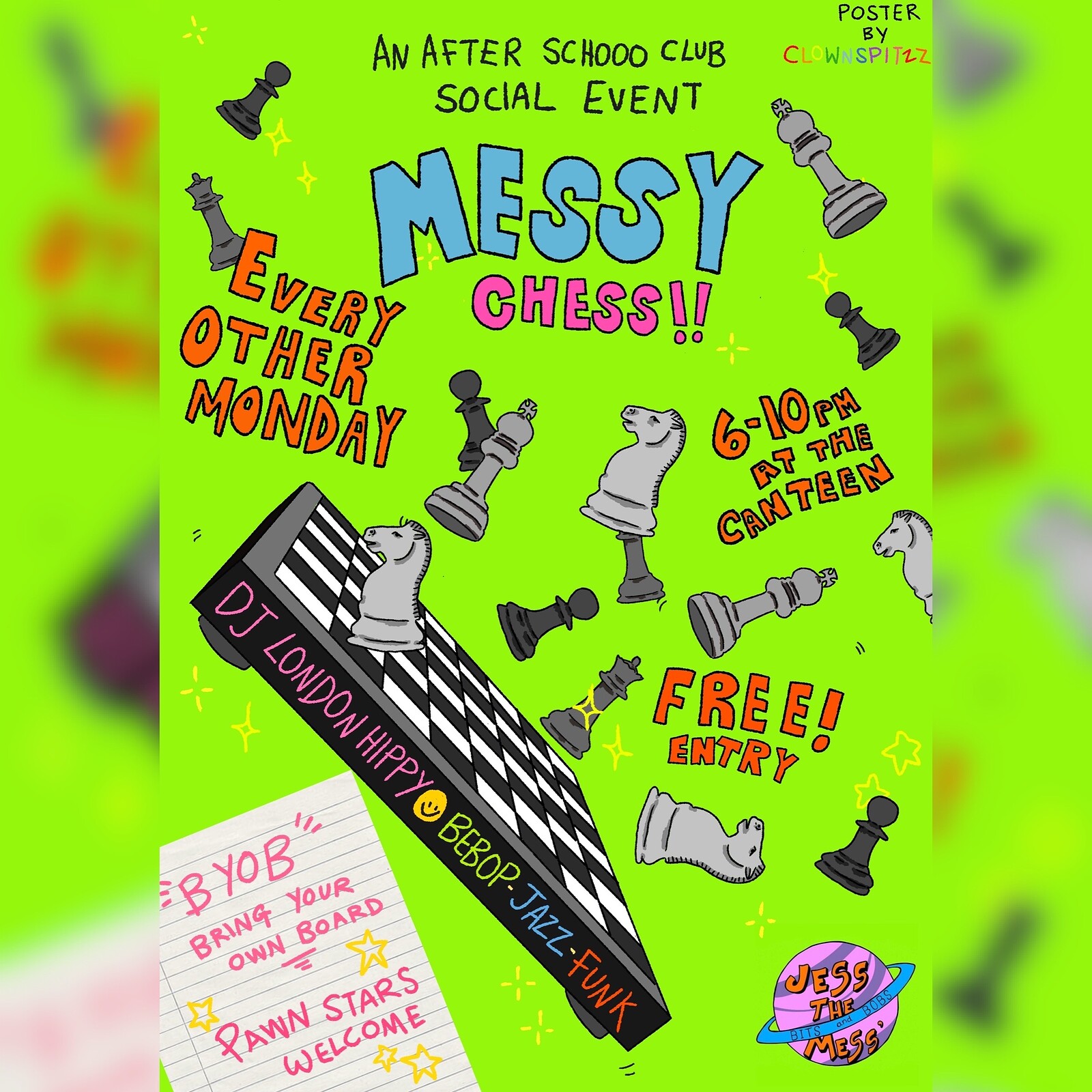 Messy Chess - The After Schooo Club Presents at The Canteen