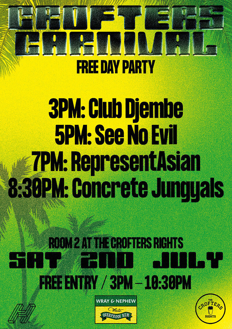 Crofters Carnival Free Day Party at Crofters Rights