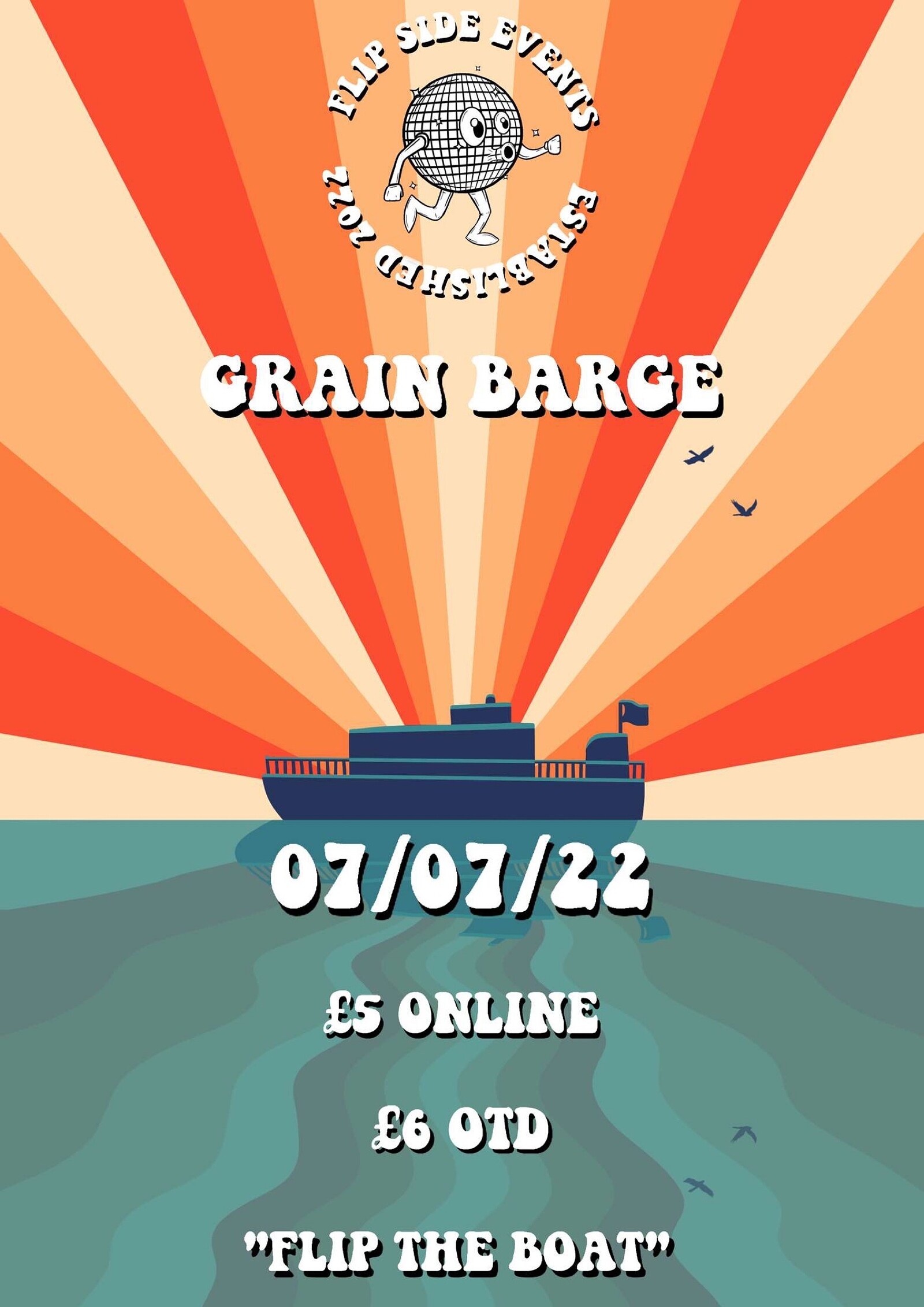Flip The Boat Flip Side Boat Party at Grain Bardge Contact (Issy)
