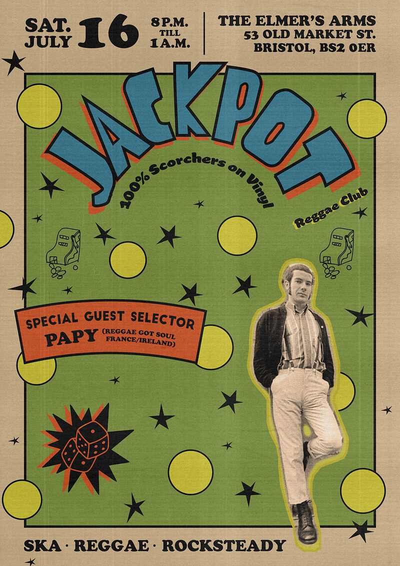 Jackpot Reggae Club at The Elmer's Arms