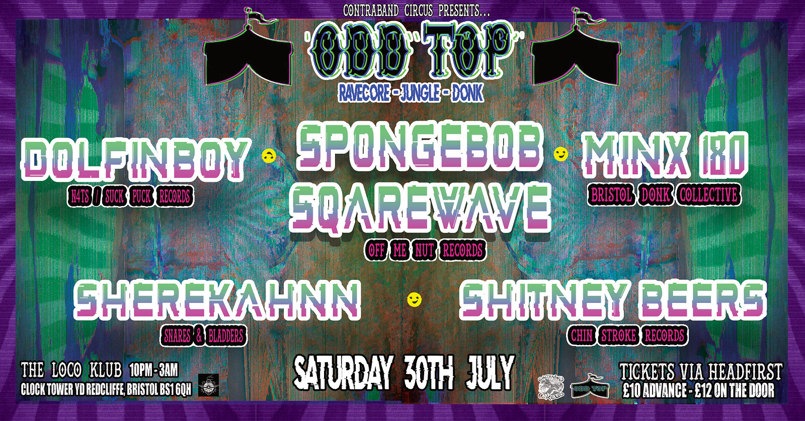 Odd Top - Spongbob Squarewave / Dolfinboy at Loco Klub