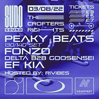 Sudo Sound: Peaky Beats, Fonzo, Delta, EF KIA at Crofters Rights