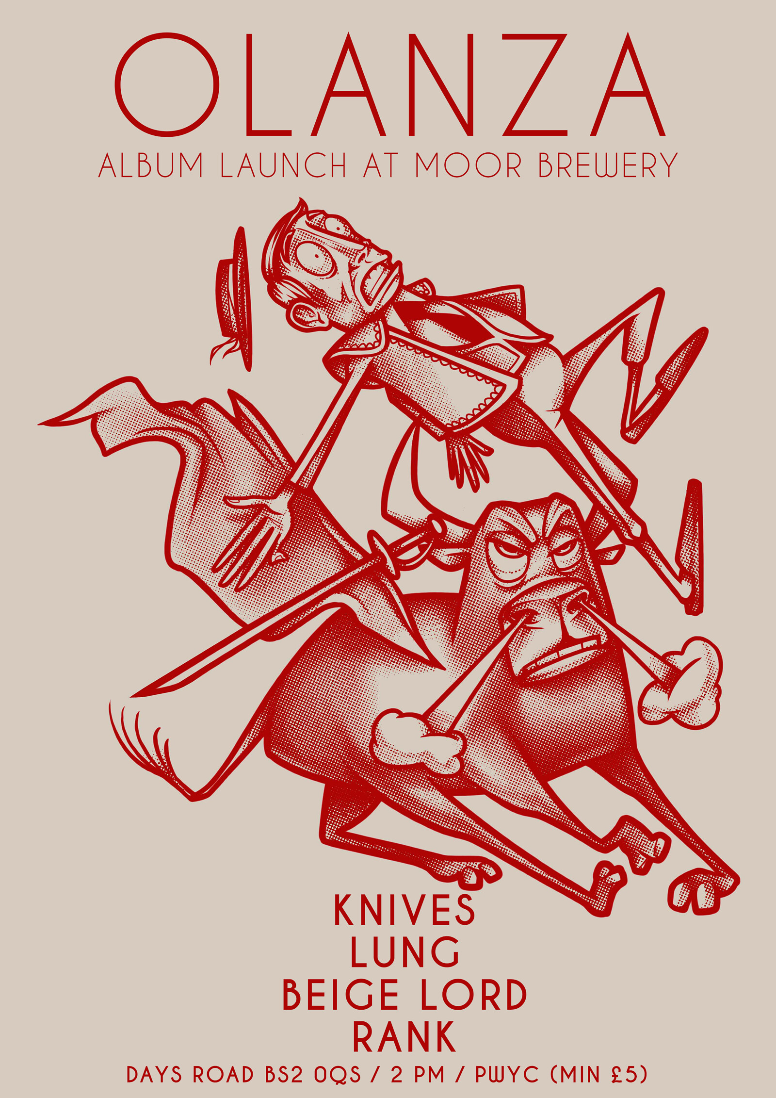 Olanza Album Launch Party at Moor Brewery