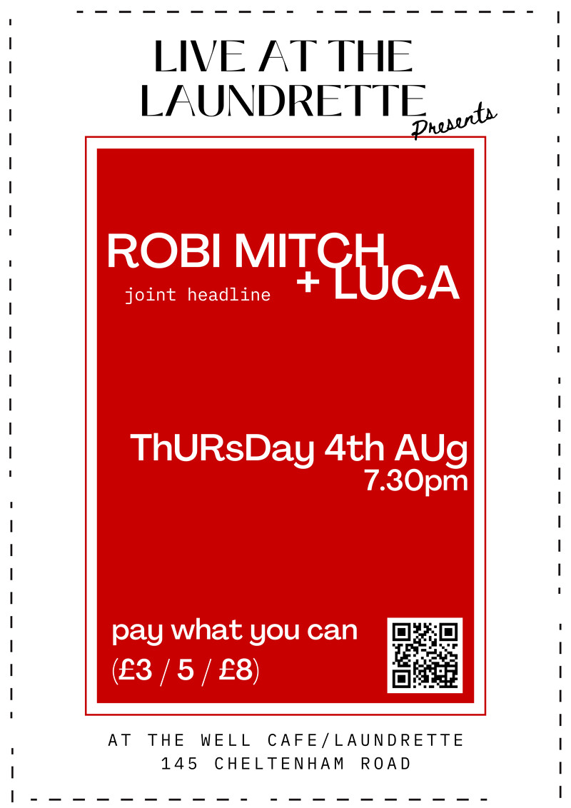 Robi Mitch and Luca at At The Well cafe/laundrette