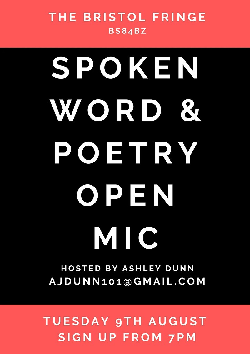 Spoken Word and Poetry Open Mic at The Bristol Fringe