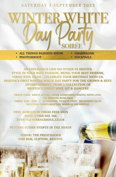 Winter White Day Party Soiree at pampam