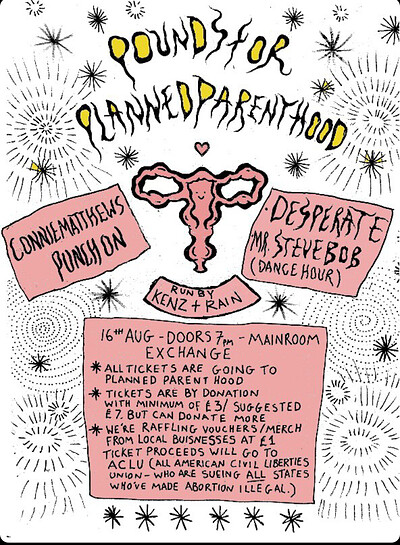 Pounds for Planned Parenthood at Exchange
