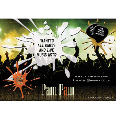 Music Wanted at Pam Pam
