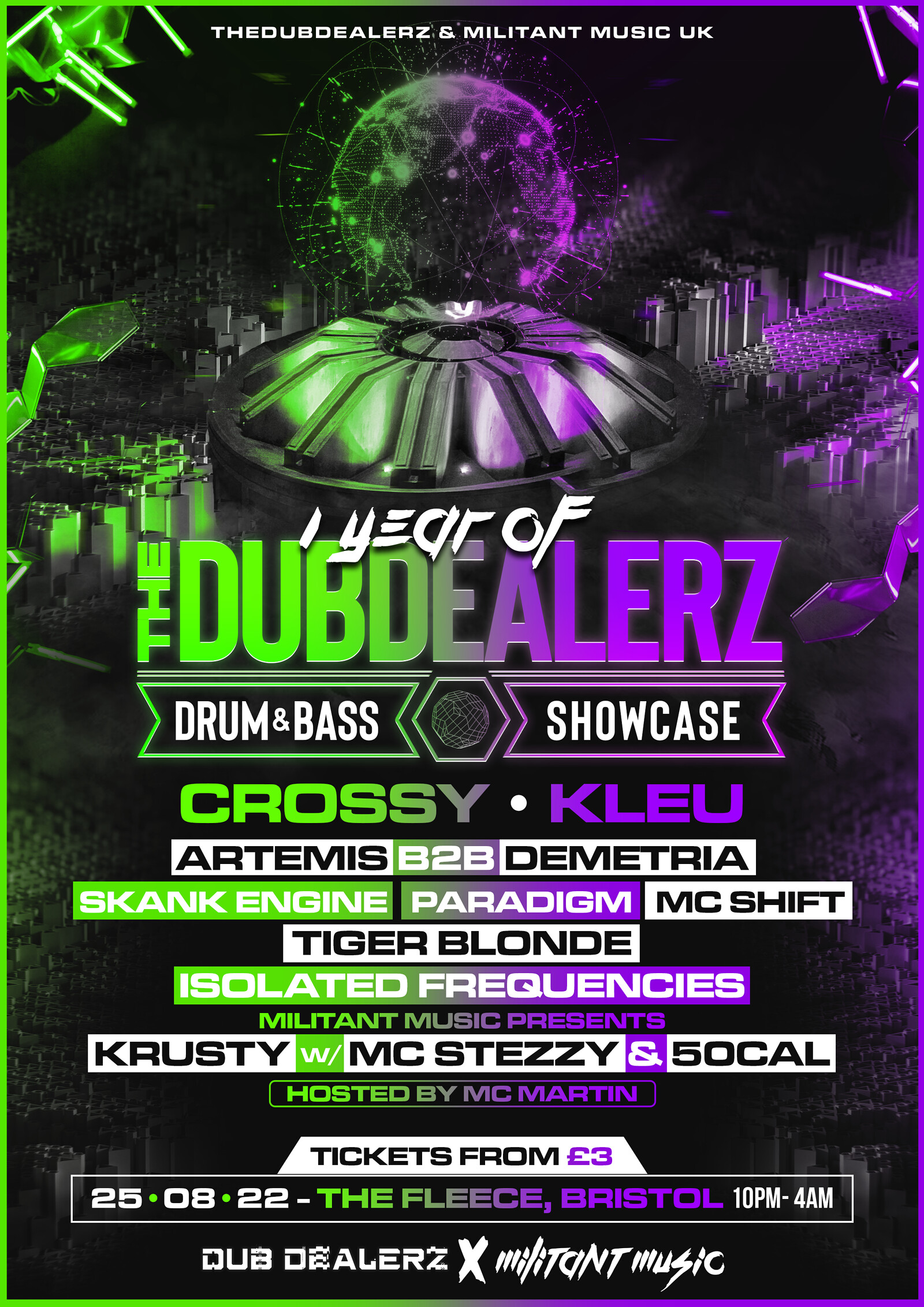 1 Year of The Dub Dealerz: DnB Showcase at The Fleece