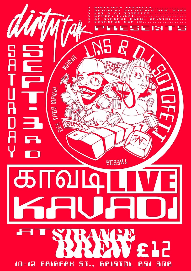 Dirtytalk: DJ Sotofett b2b LNS + Kavadi at Strange Brew