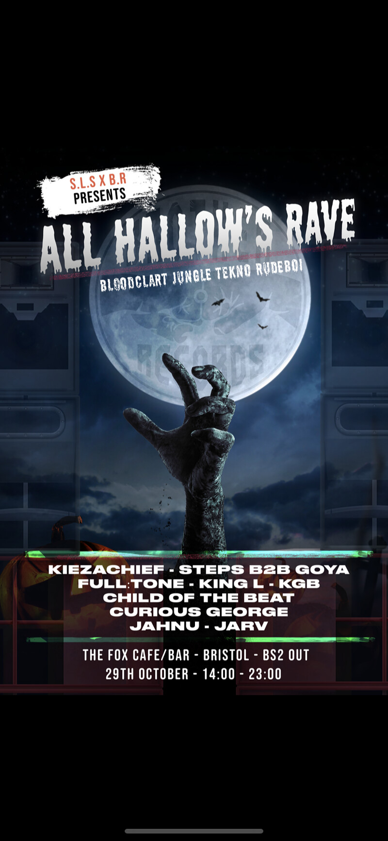 SLS X BR Presents All Hallow’s Rave at The Fox Cafe/Bar