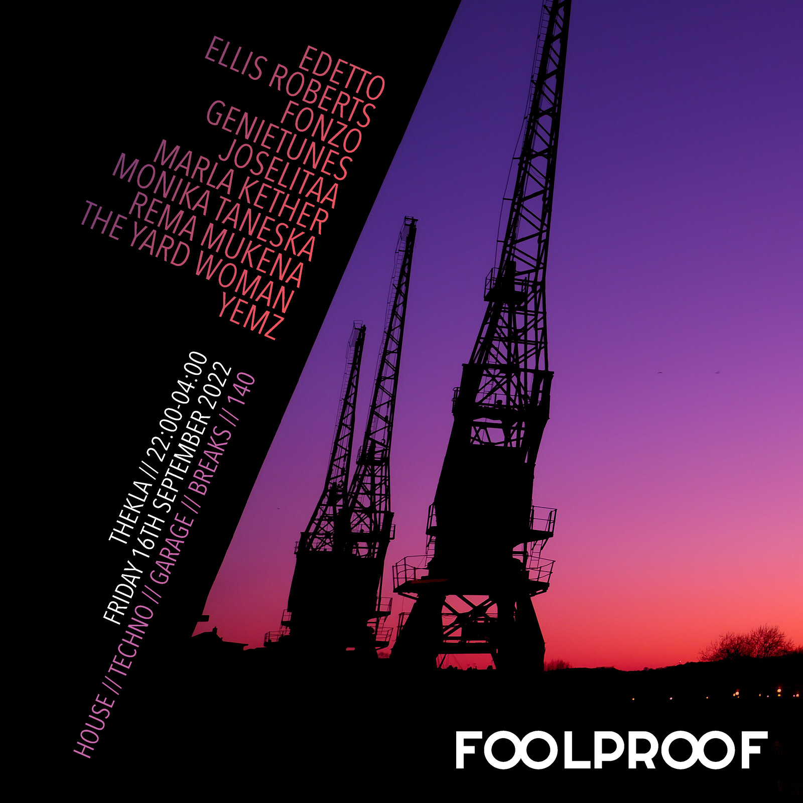 FOOLPROOF at Thekla