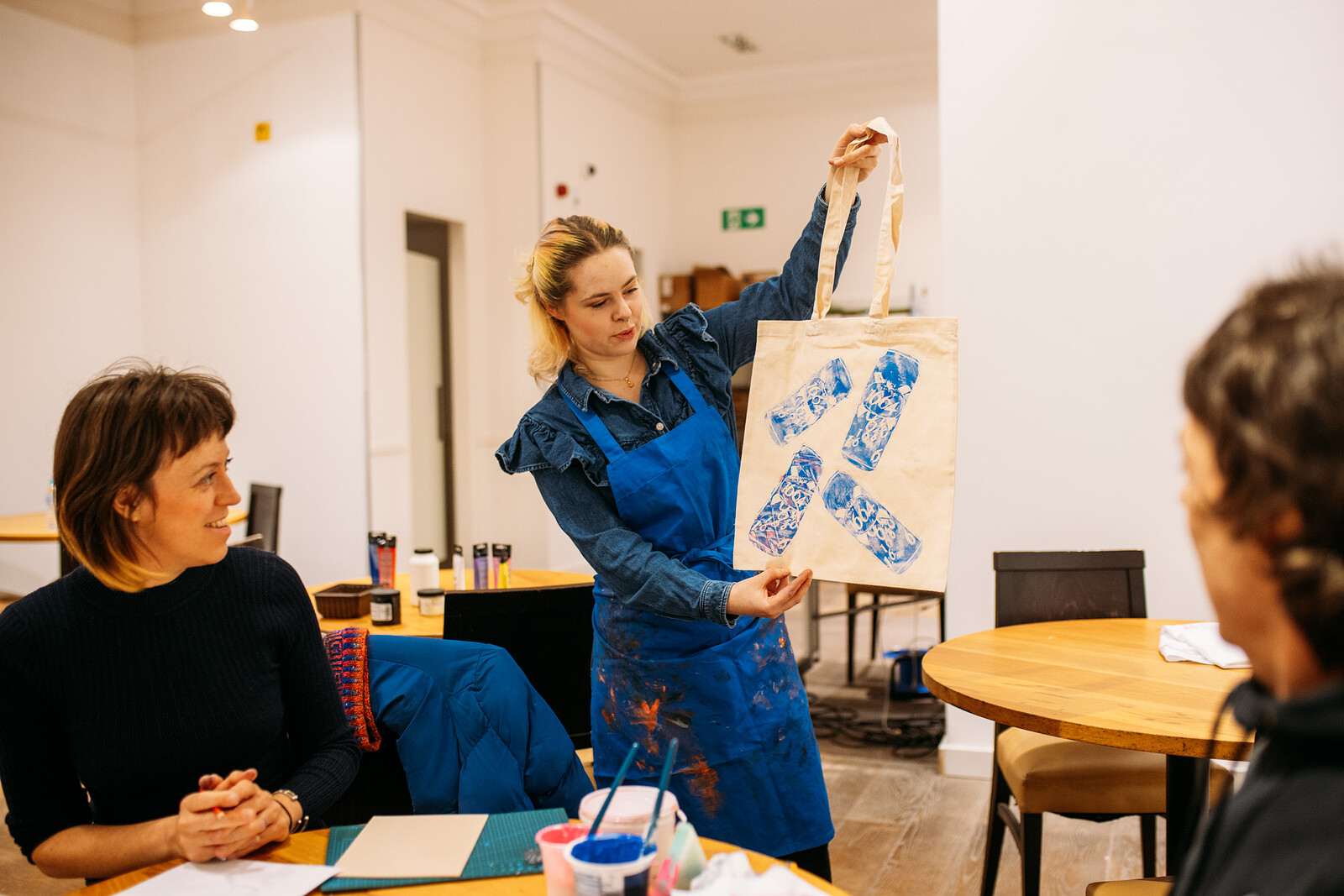 Discover Lino Printing on Fabric at Ollie Quinn