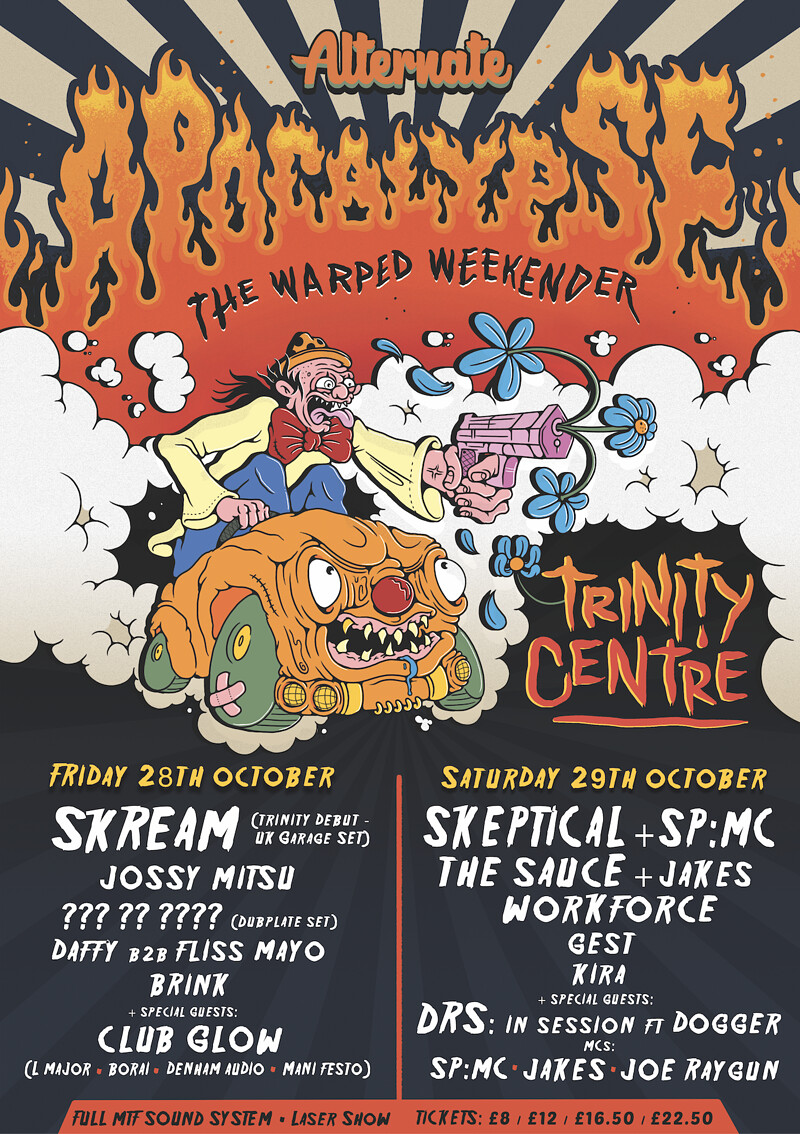 Alternate Pt 1 - Skream, Jossy Mitsu, Club Glow ++ at The Trinity Centre