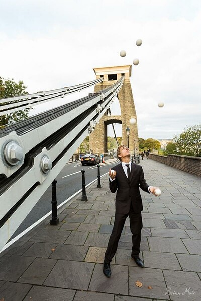 Book launch: Juggler Jon Udry's The ABC Tour at Bristol Aquarium