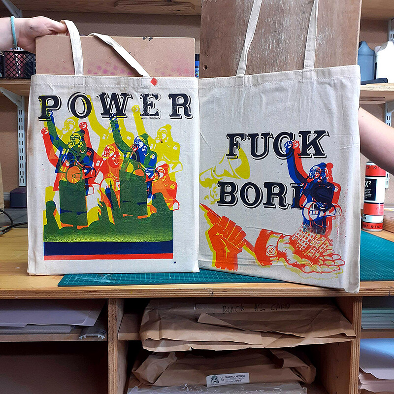 Radical Screen Printing Taster Workshop at PRSC