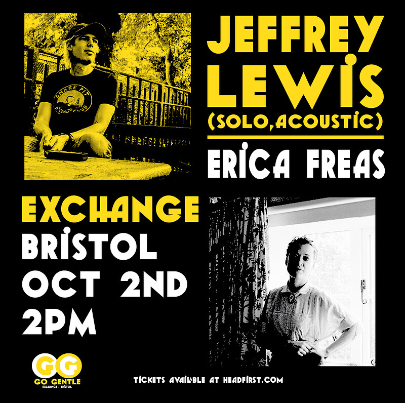 Jeffrey Lewis  with Erica Freas at Exchange