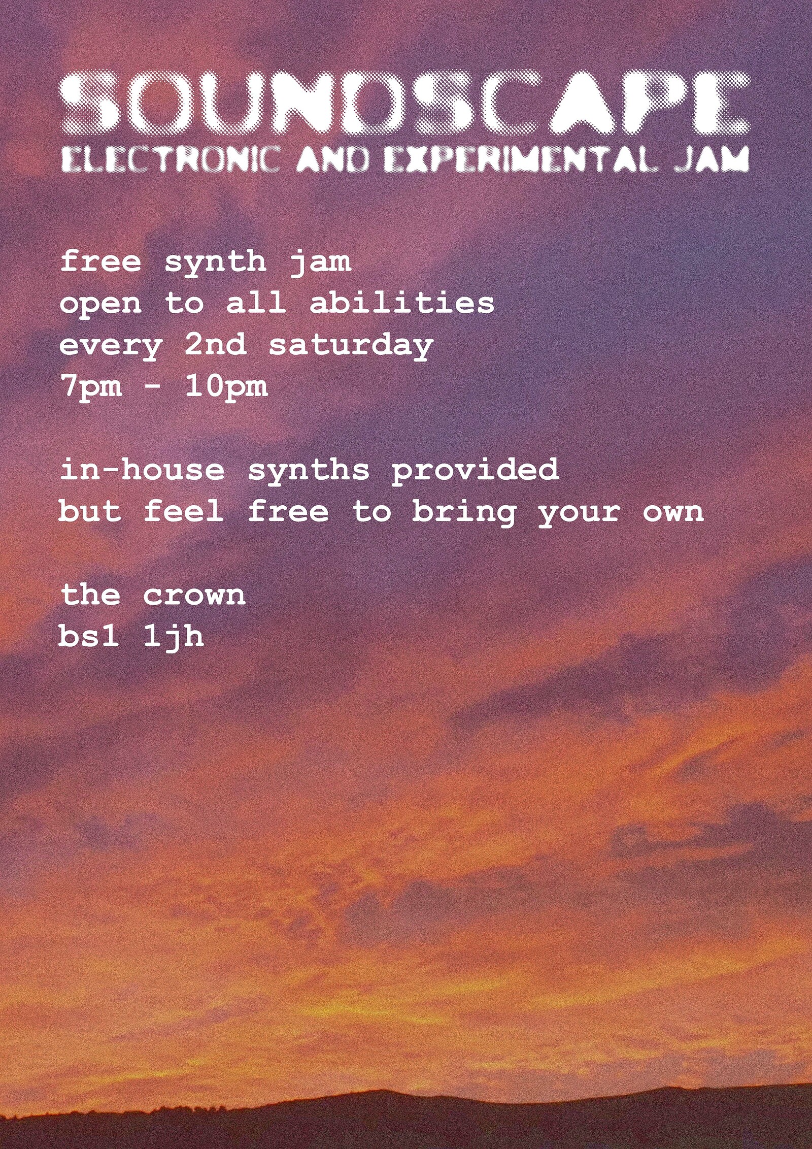 Soundscape - Free Synth Jam at The Crown