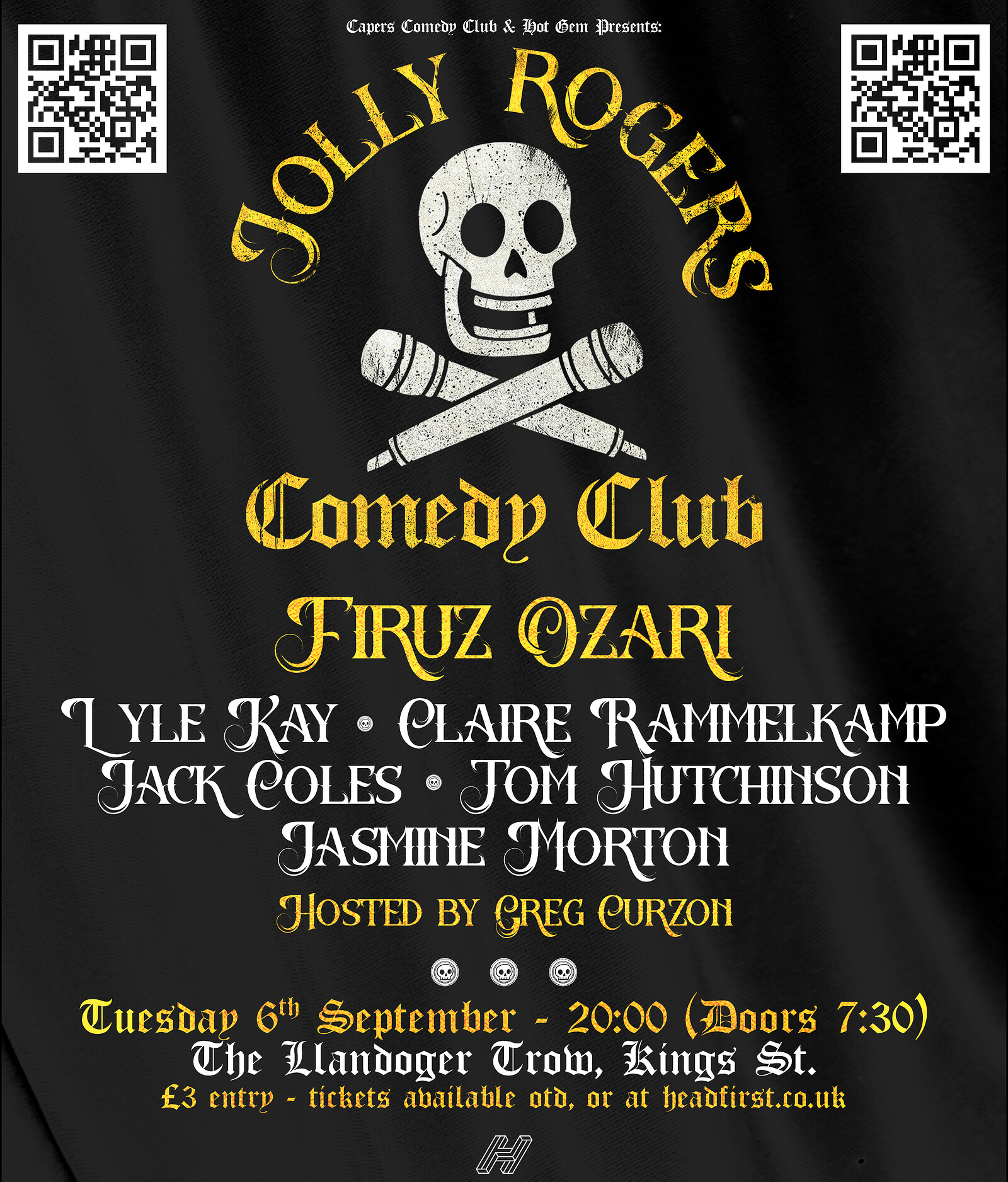 Jolly Rogers Comedy Club - Jessie Johnson at Llandoger Trow