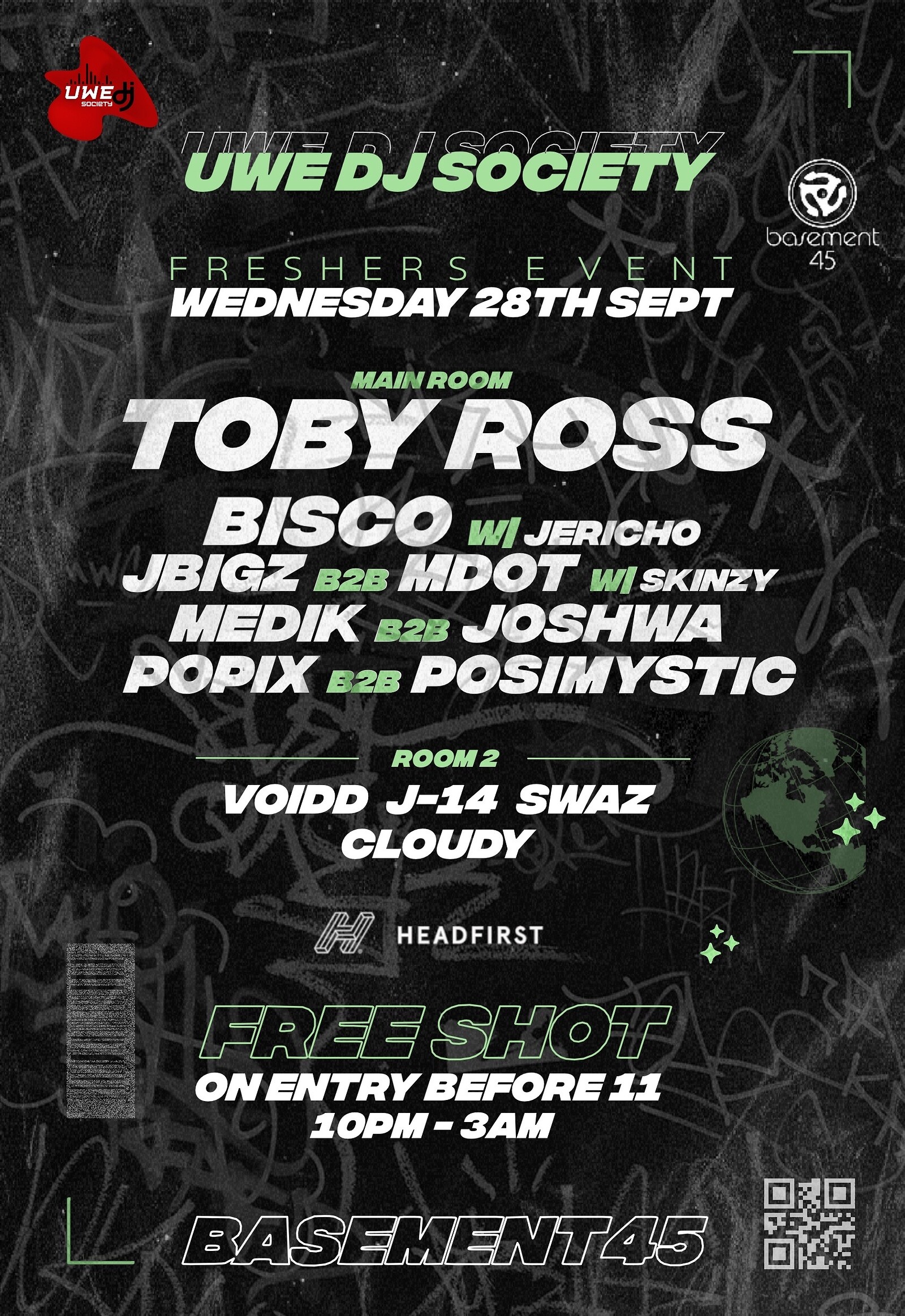 The UWE Collective Freshers Ball at Basement 45