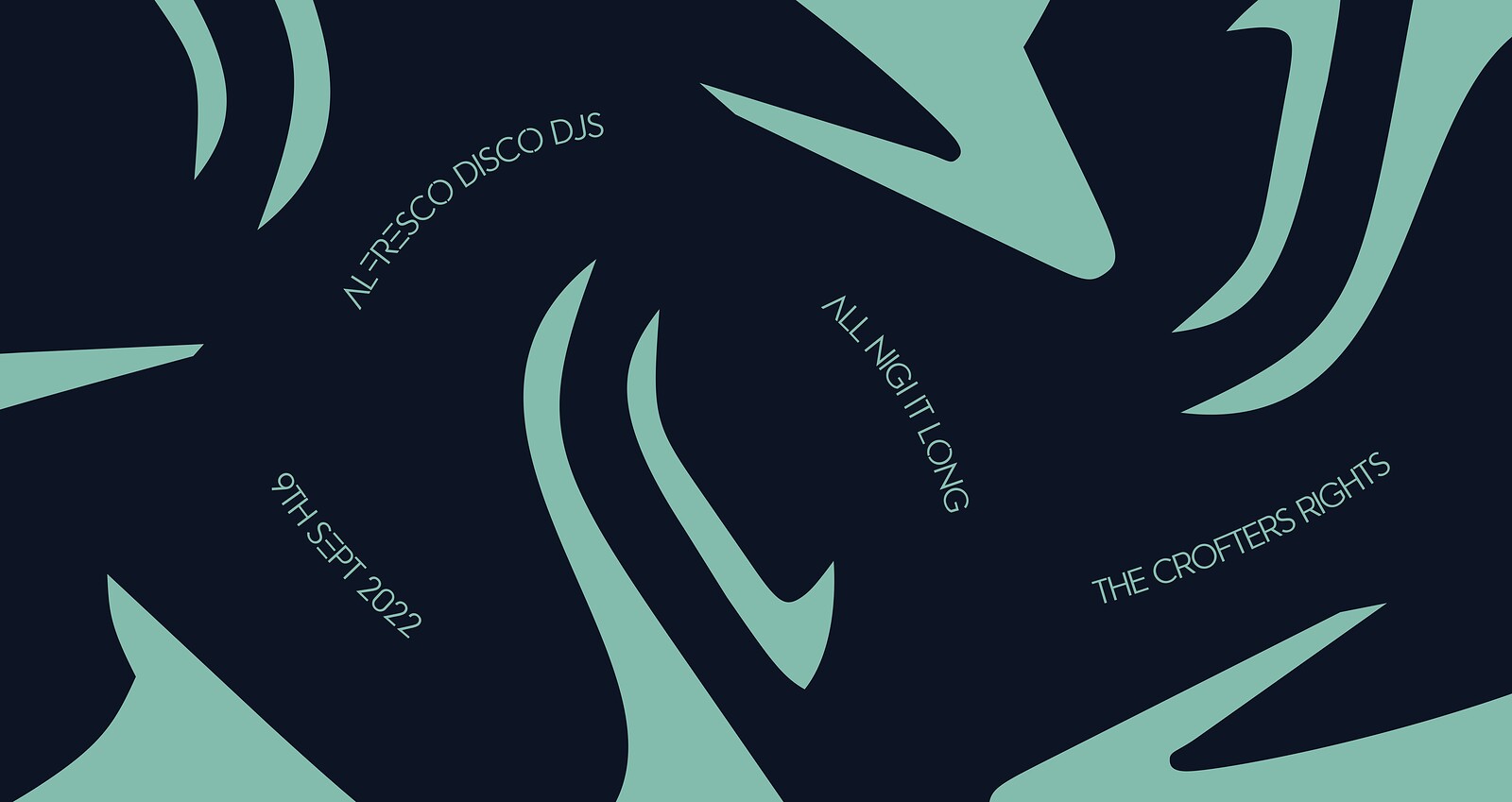 Alfresco Disco and friends all night long at Crofters Rights