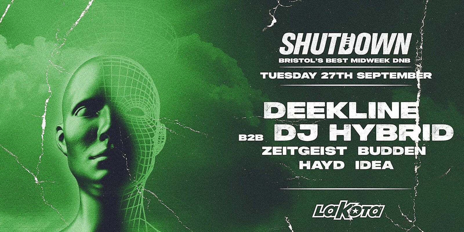 Shutdown: Deekline b2b DJ Hybrid at Lakota