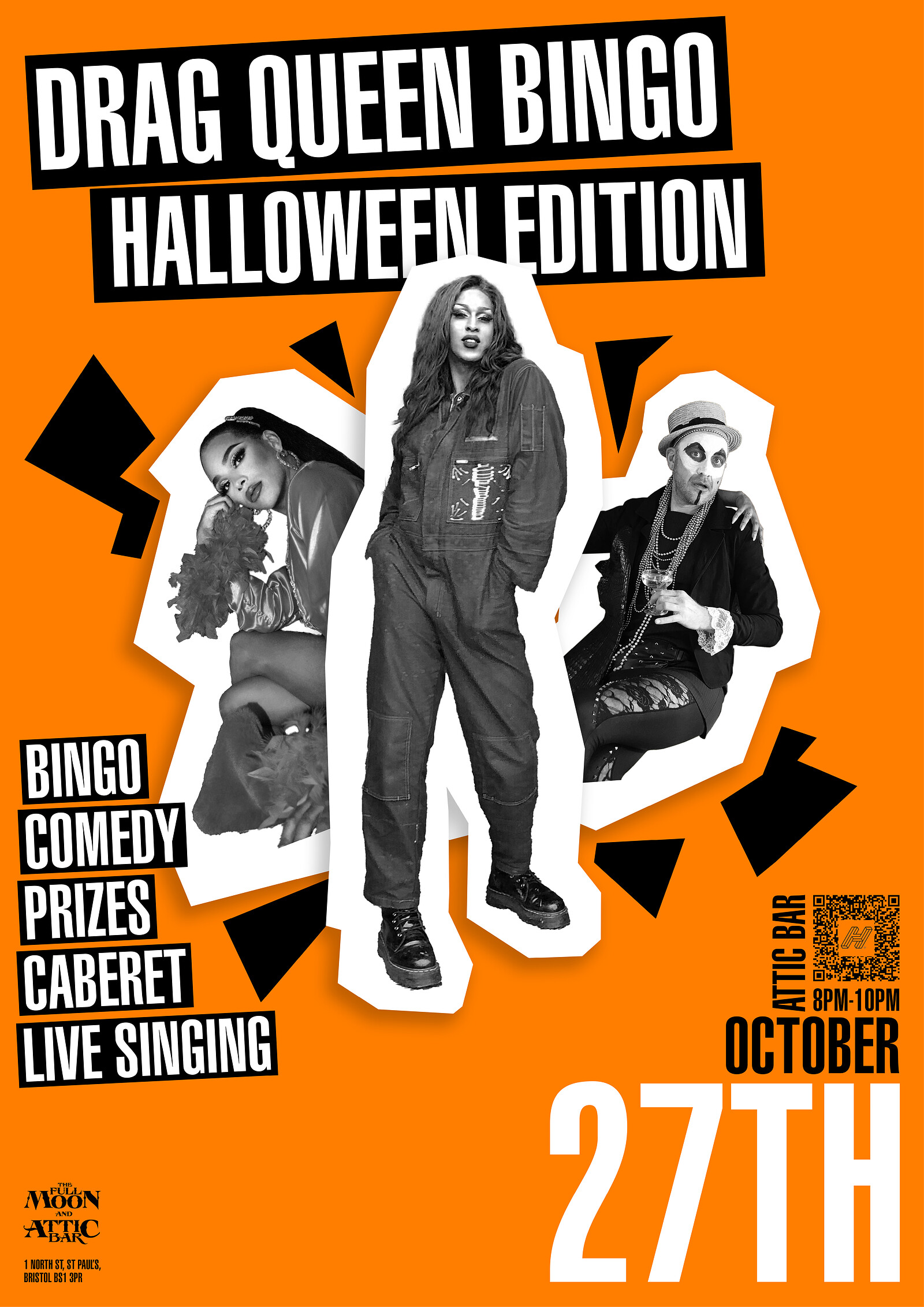 Drag Queen Bingo Halloween Edition at The Attic Bar
