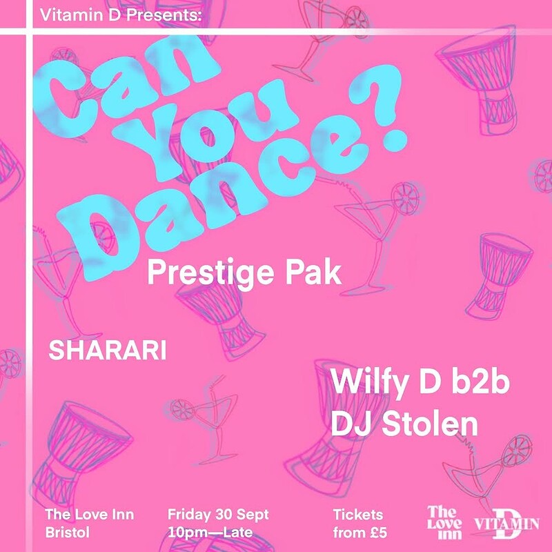 Vitamin D Presents: Can You Dance? w/ Prestige Pak at The Love Inn