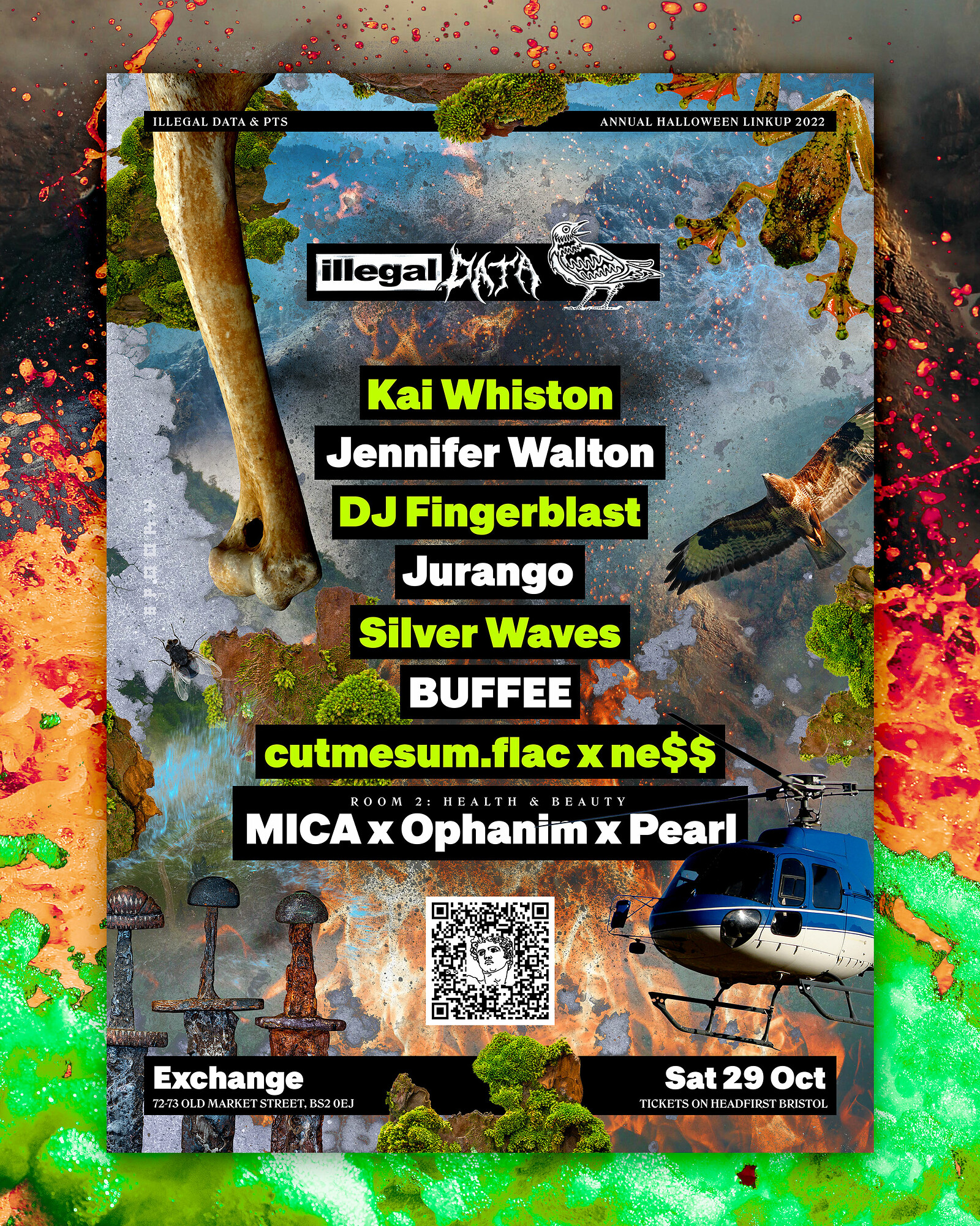 PTS x Illegal Data Halloween 2022 ϟ Kai Whiston ++ at Exchange