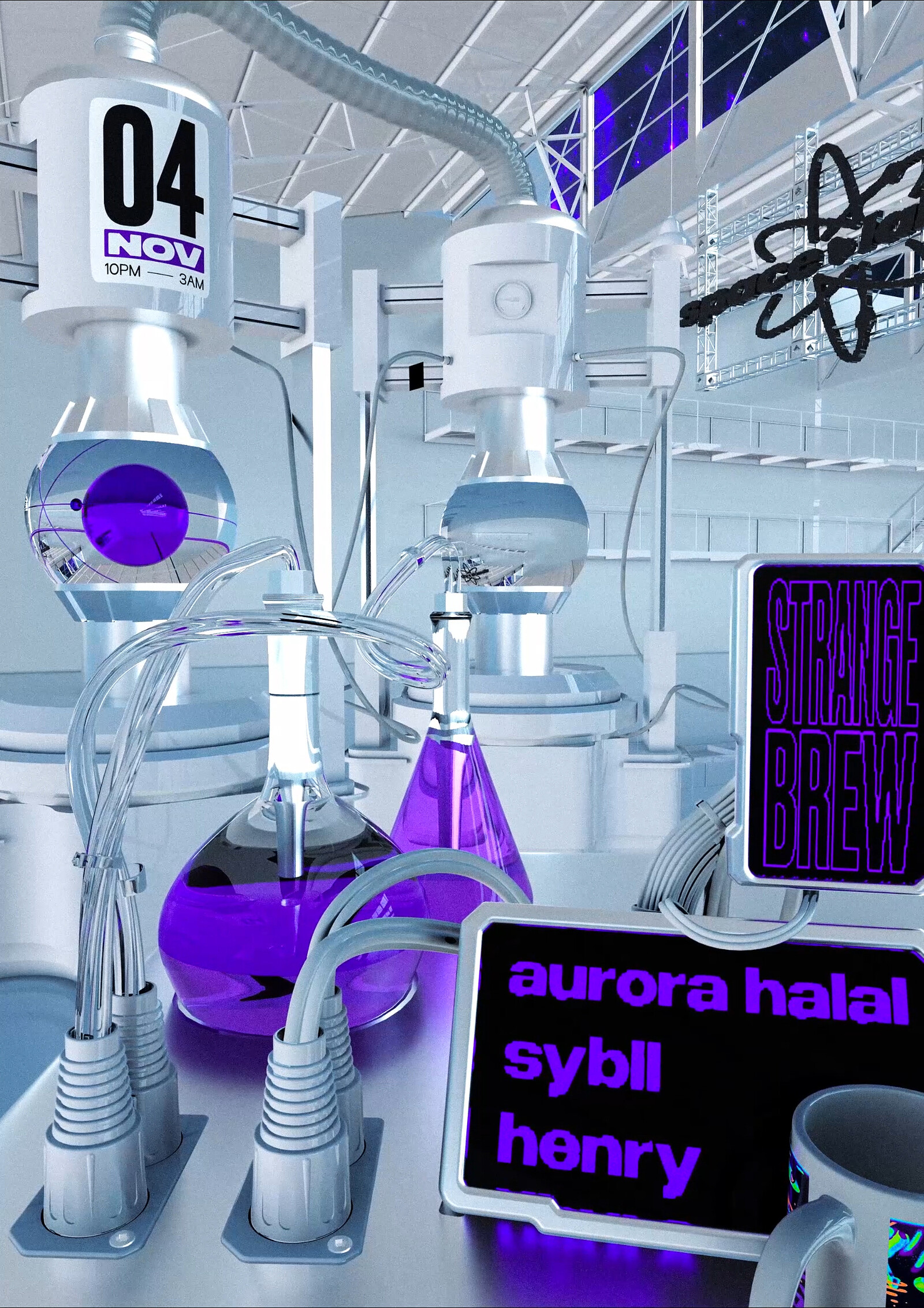 space•lab w/ Aurora Halal, Sybil & HENRY at Strange Brew