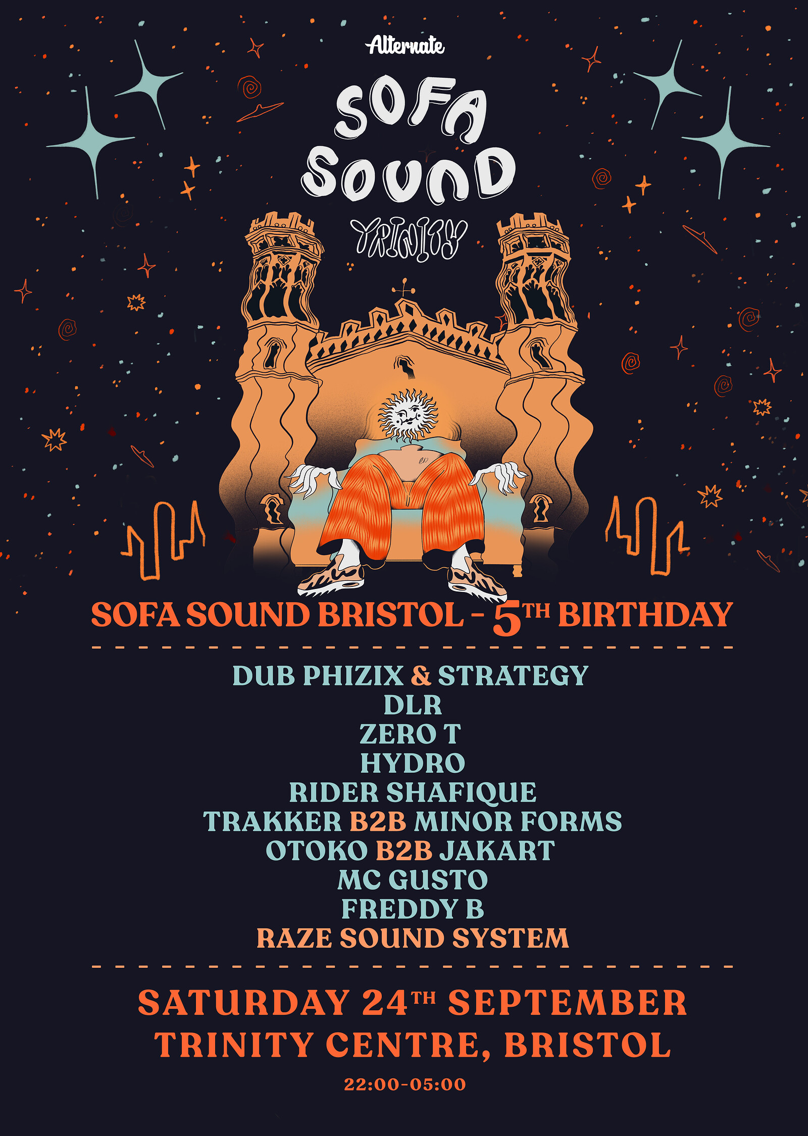 Sofa Sound Bristol - 5th Birthday at The Trinity Centre