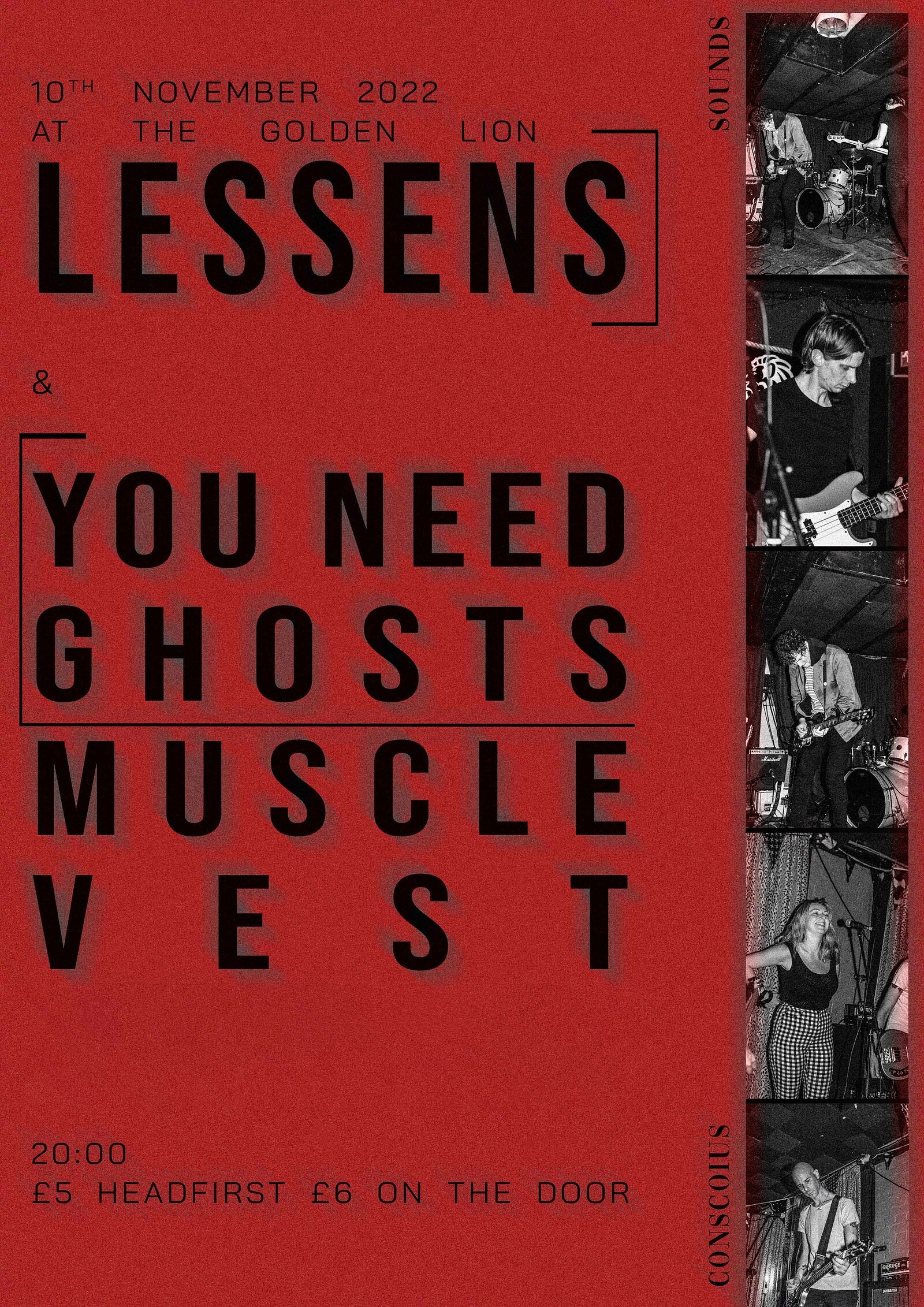 Lessens- You need Ghosts- Muscle Vest at The Golden Lion