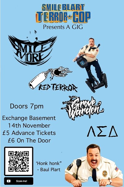 SMILE MORE, RED TERROR + Guests at Exchange