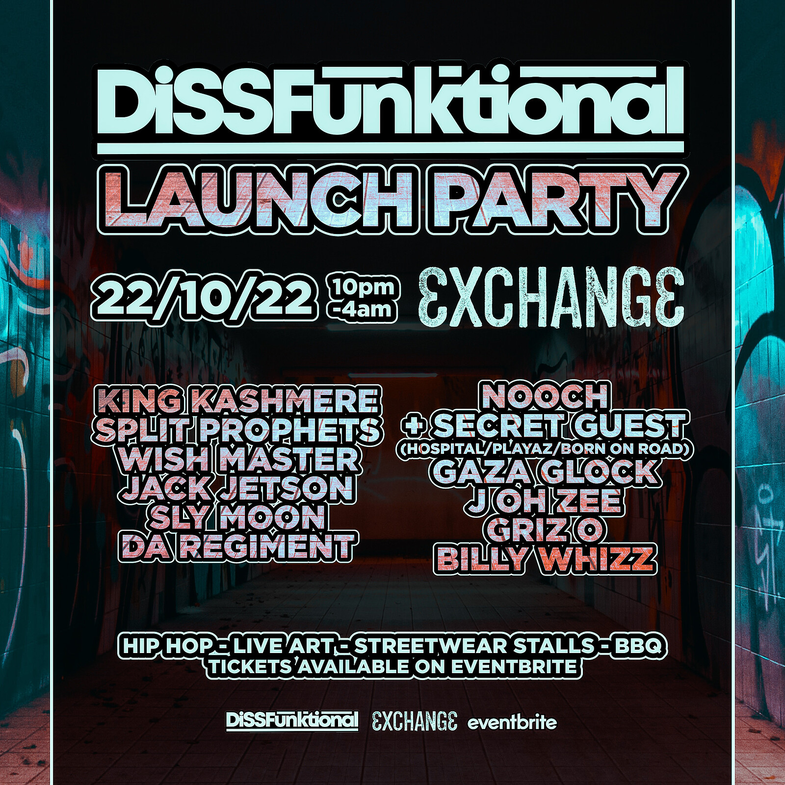 DISSFUNKTIONAL LAUNCH PARTY at Exchange