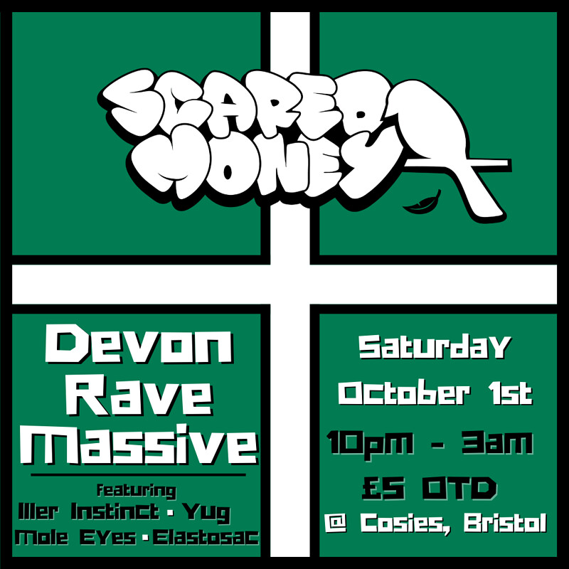 Scared Money: Devon Rave Massive Takeover at Cosies