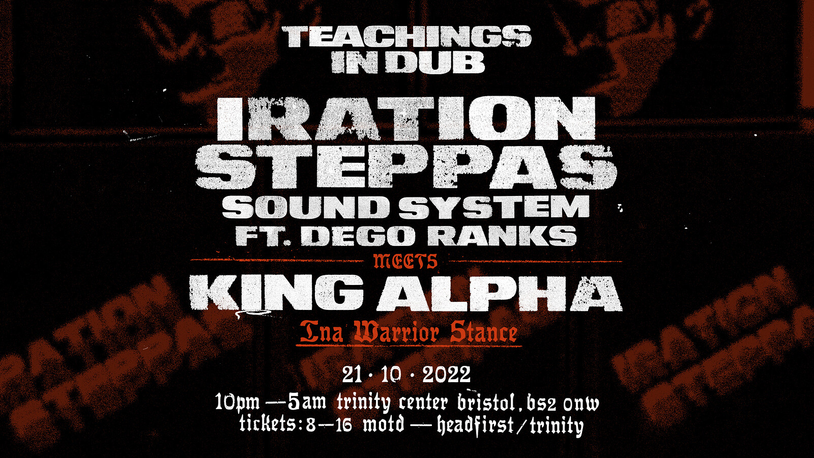 Iration Steppas meet King Alpha at The Trinity Centre