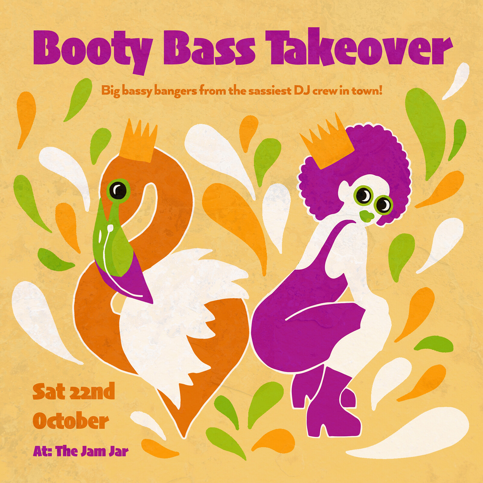 rescheduled: Booty Bass takeover at The Jam Jar