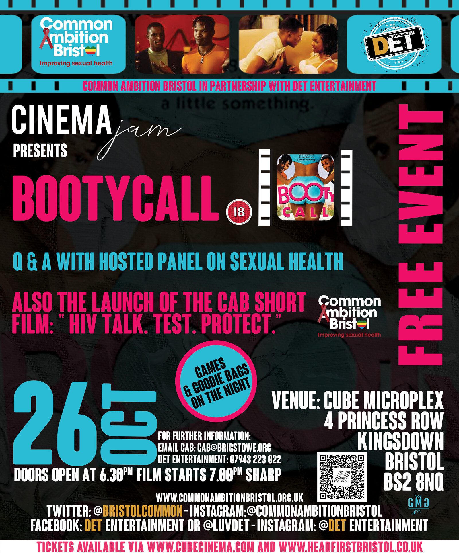Cinema Jam at The Cube