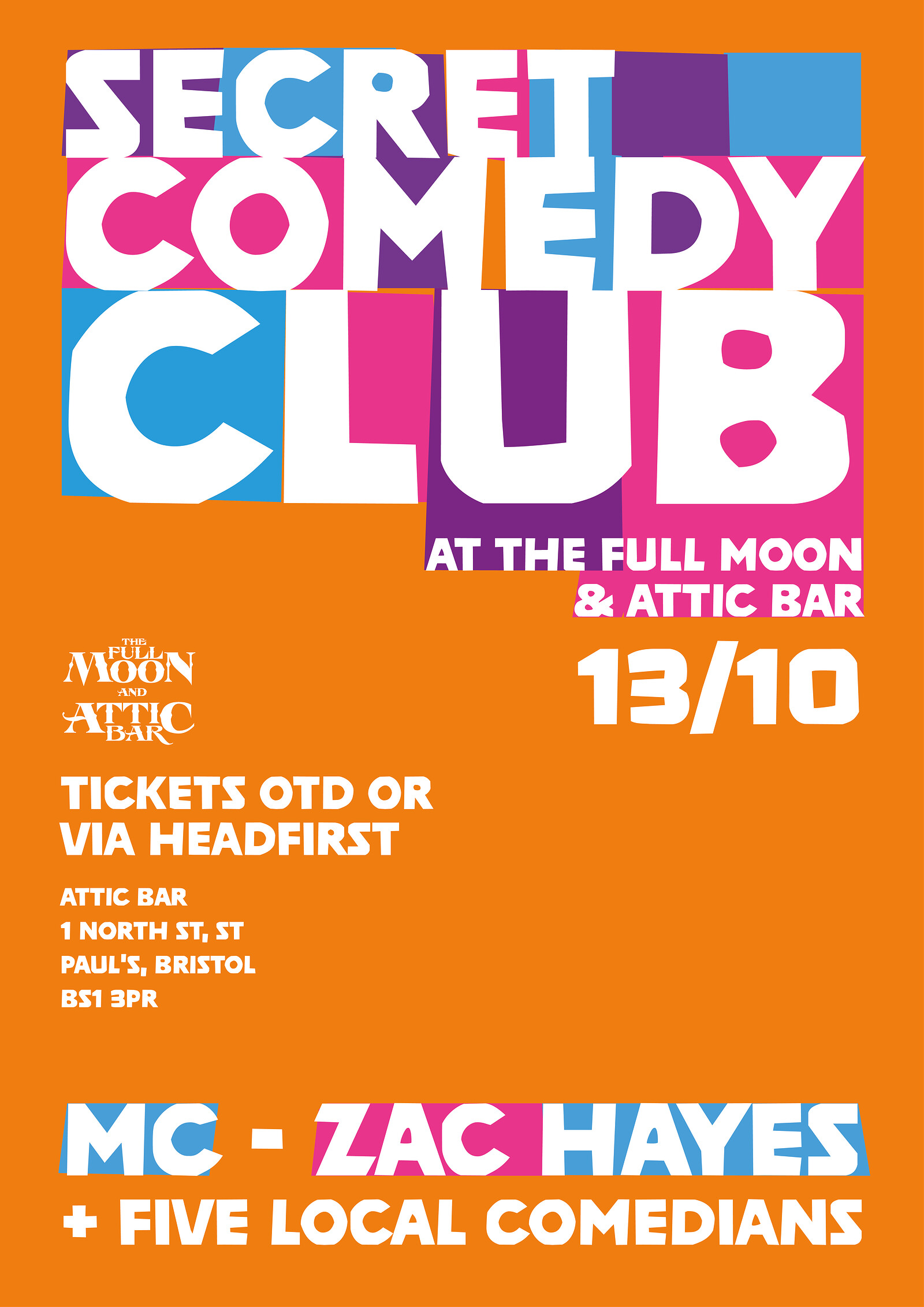 Secret Comedy Club at The Attic Bar