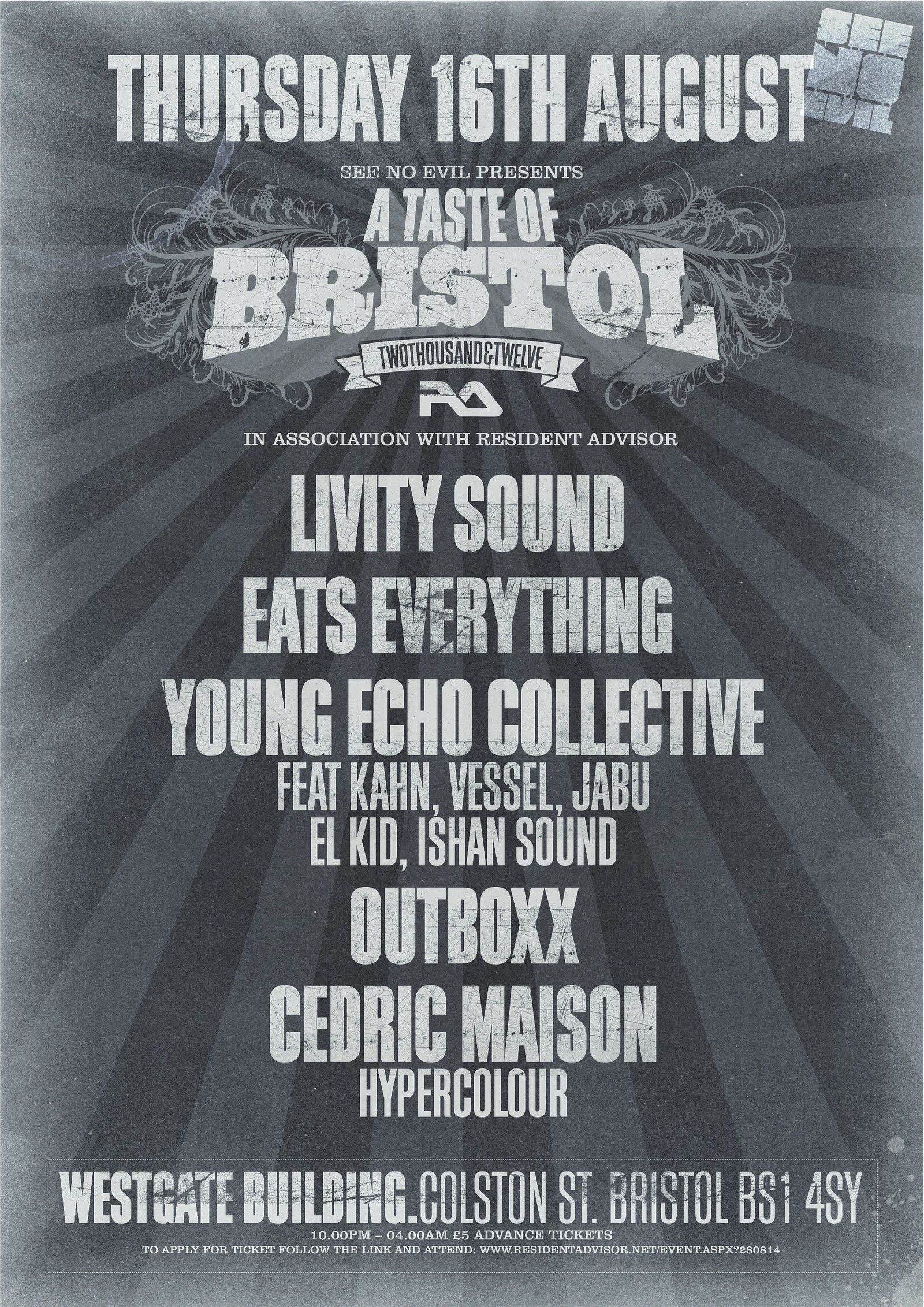 See No Evil - Resident Advisor at Westgate Building