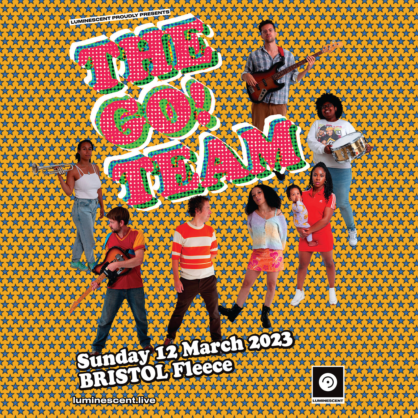 The Go Team at The Fleece