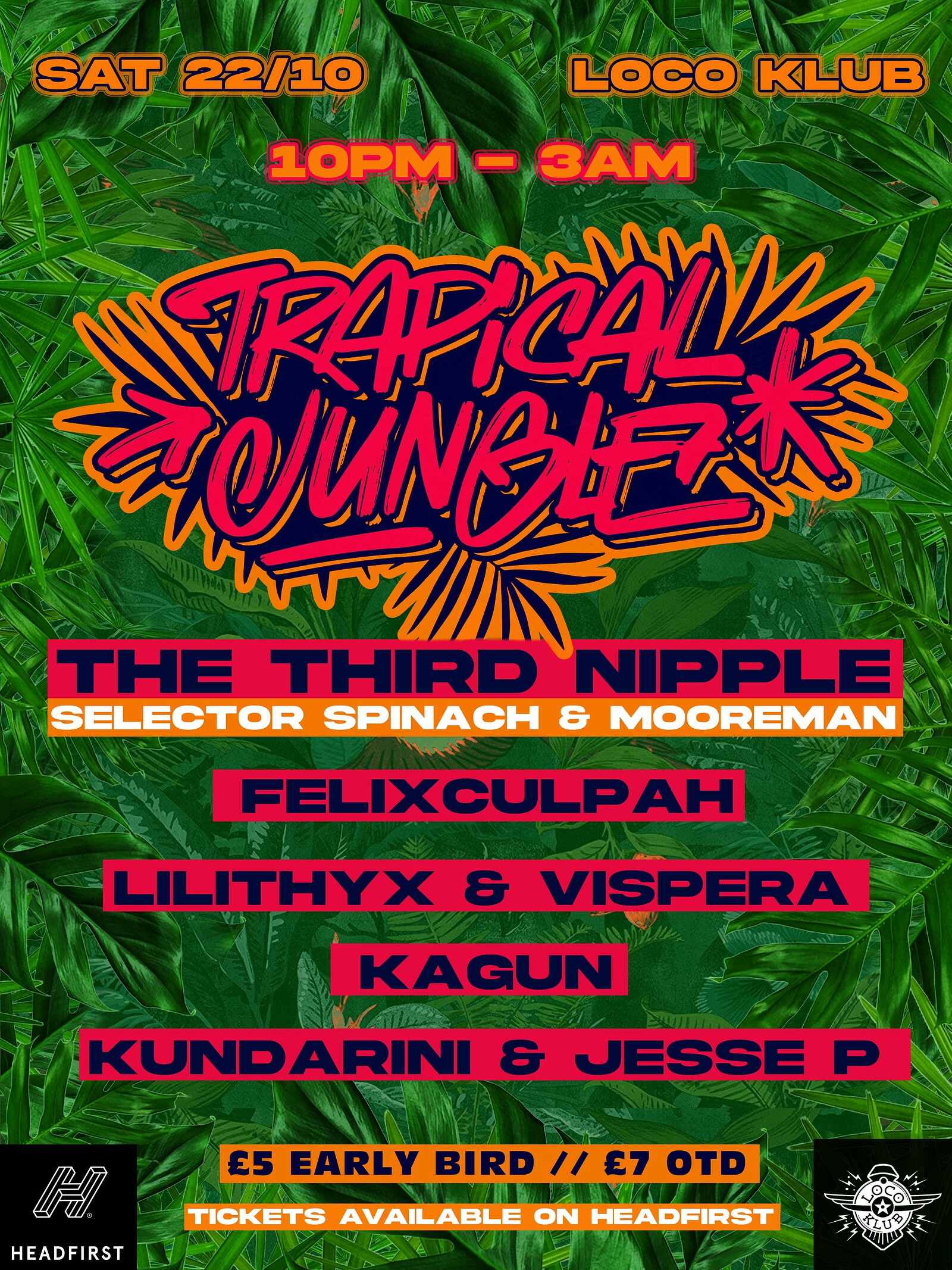 Trapical Jungle at Loco Klub