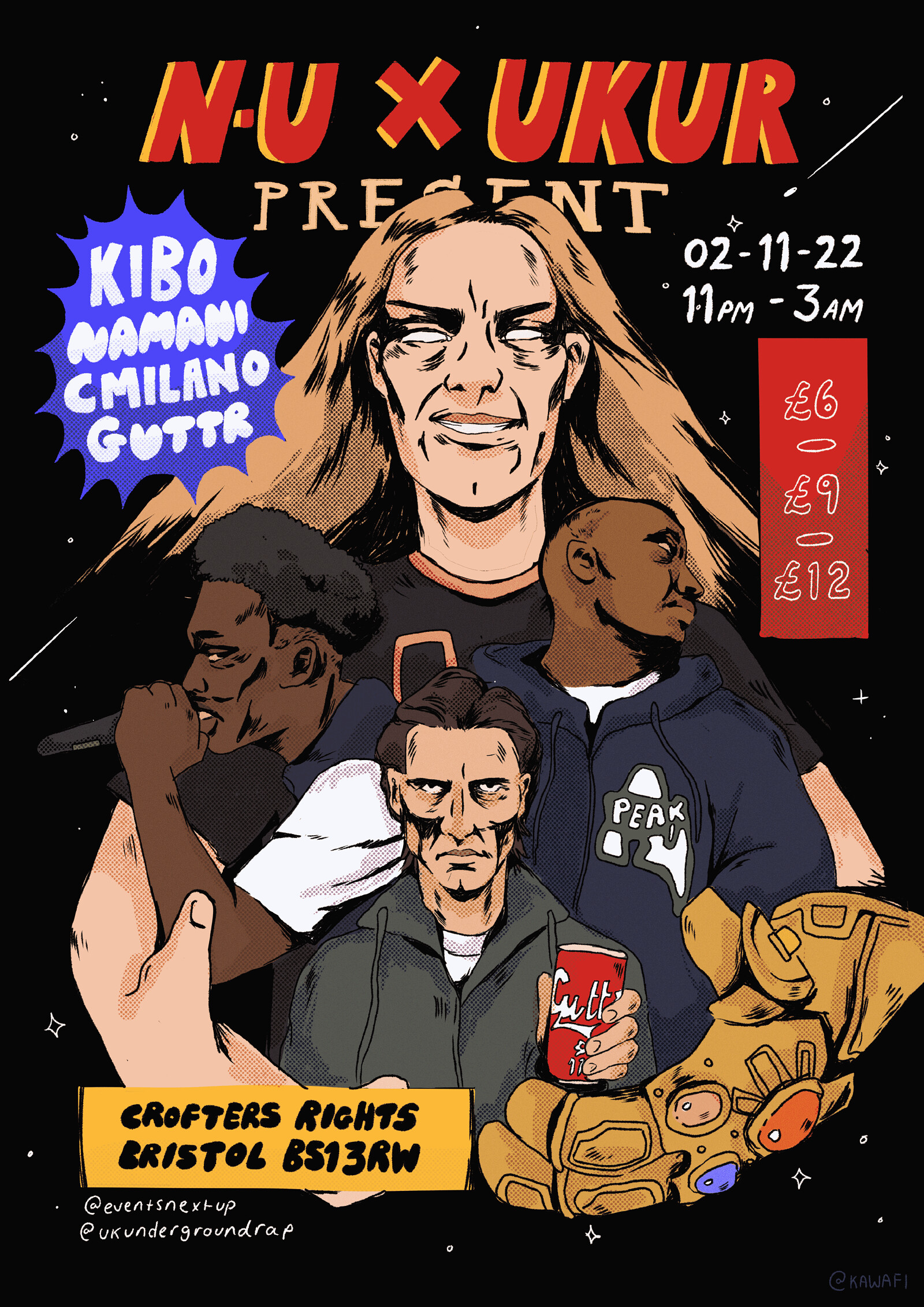 Kibo, Namani, Cmillano & GuttR at Crofters Rights