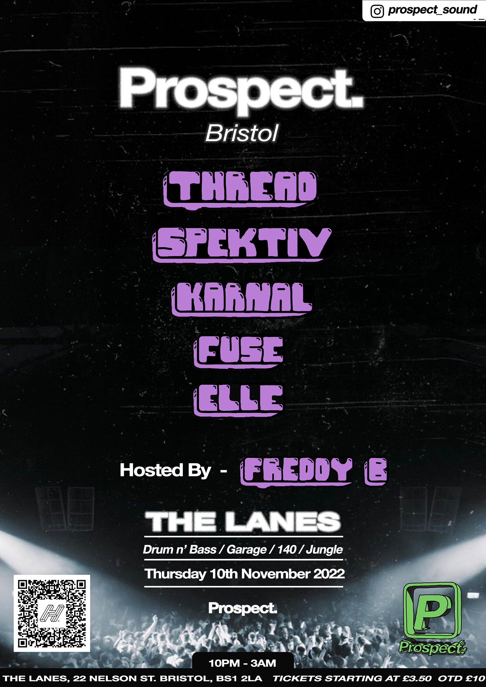 Prospect W/ THREAD, SPEKTIV + MORE at The Lanes