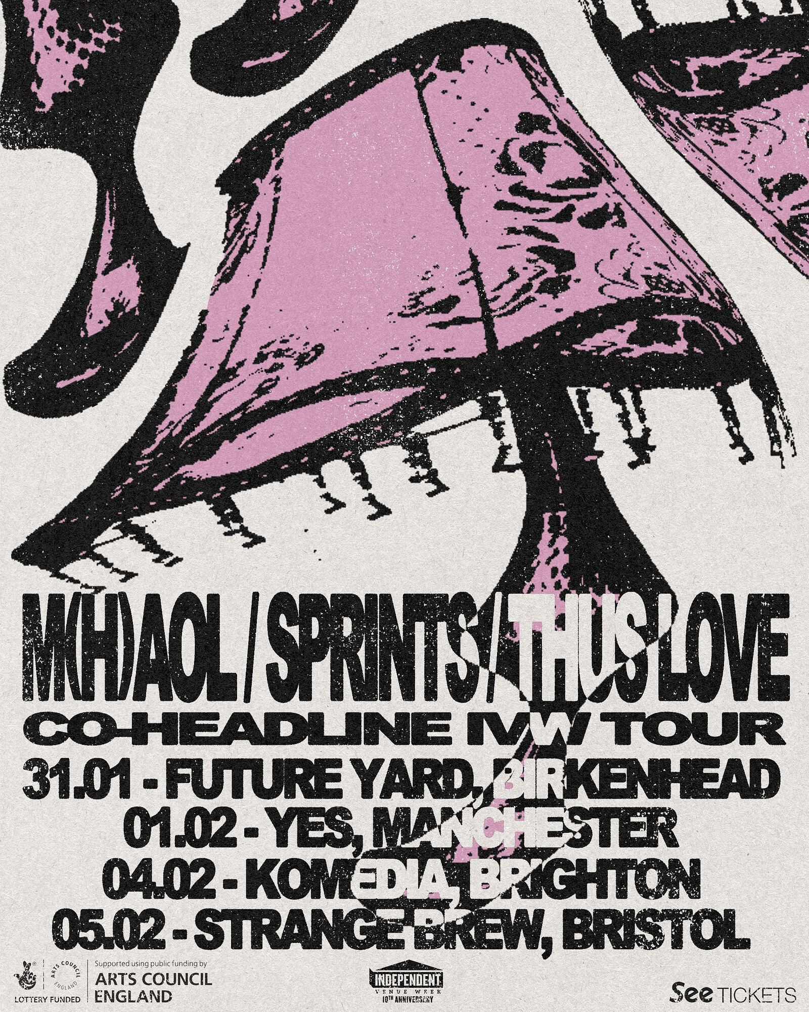 Thus Love / Sprints / Maol at Strange Brew