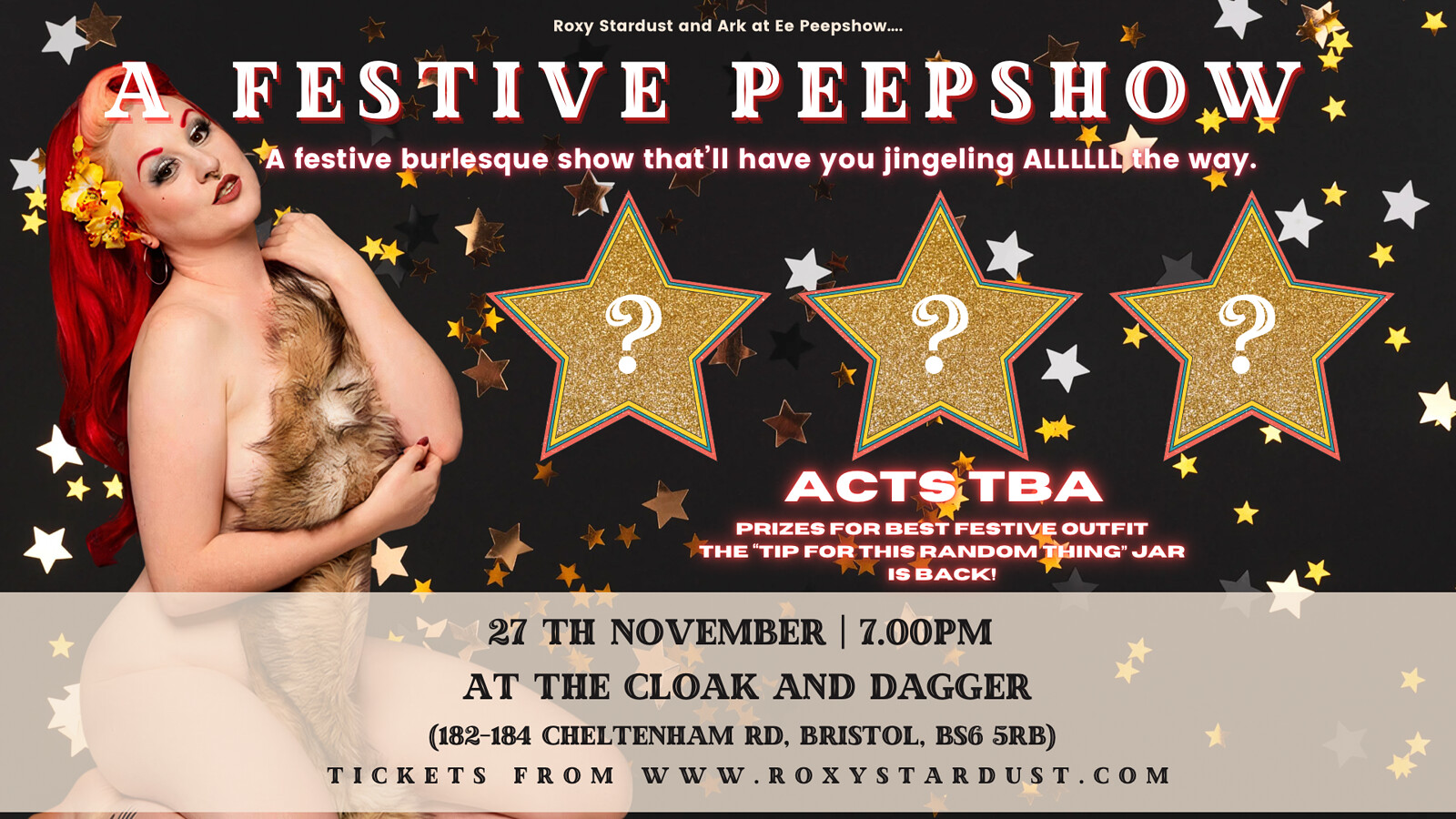 Ark At Ee Peepshow: Festive Edition at The Cloak and Dagger