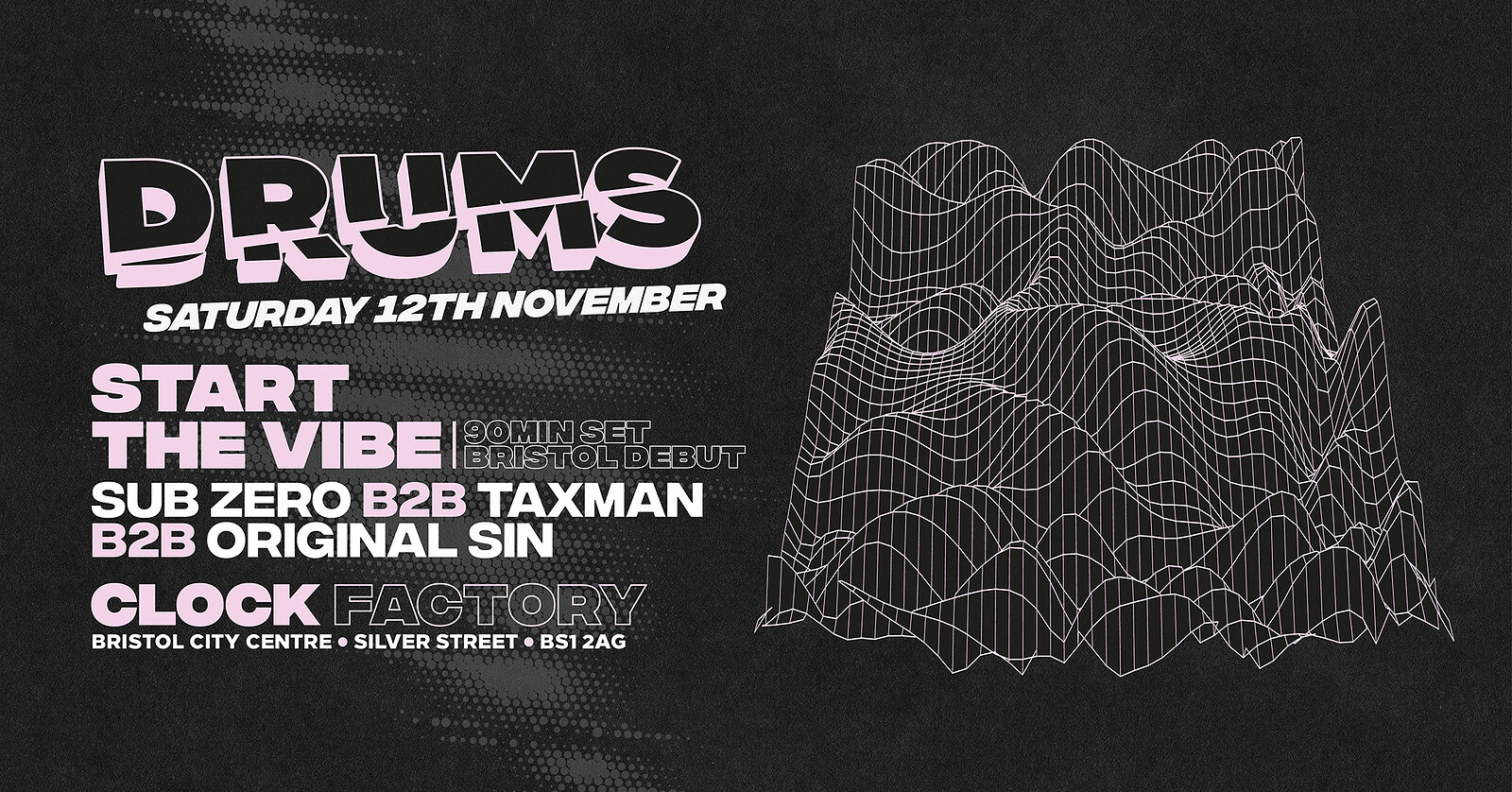 DNB FREERAVE ◉ Original Sin B2B SubZero B2B Taxman at CLOCK FACTORY